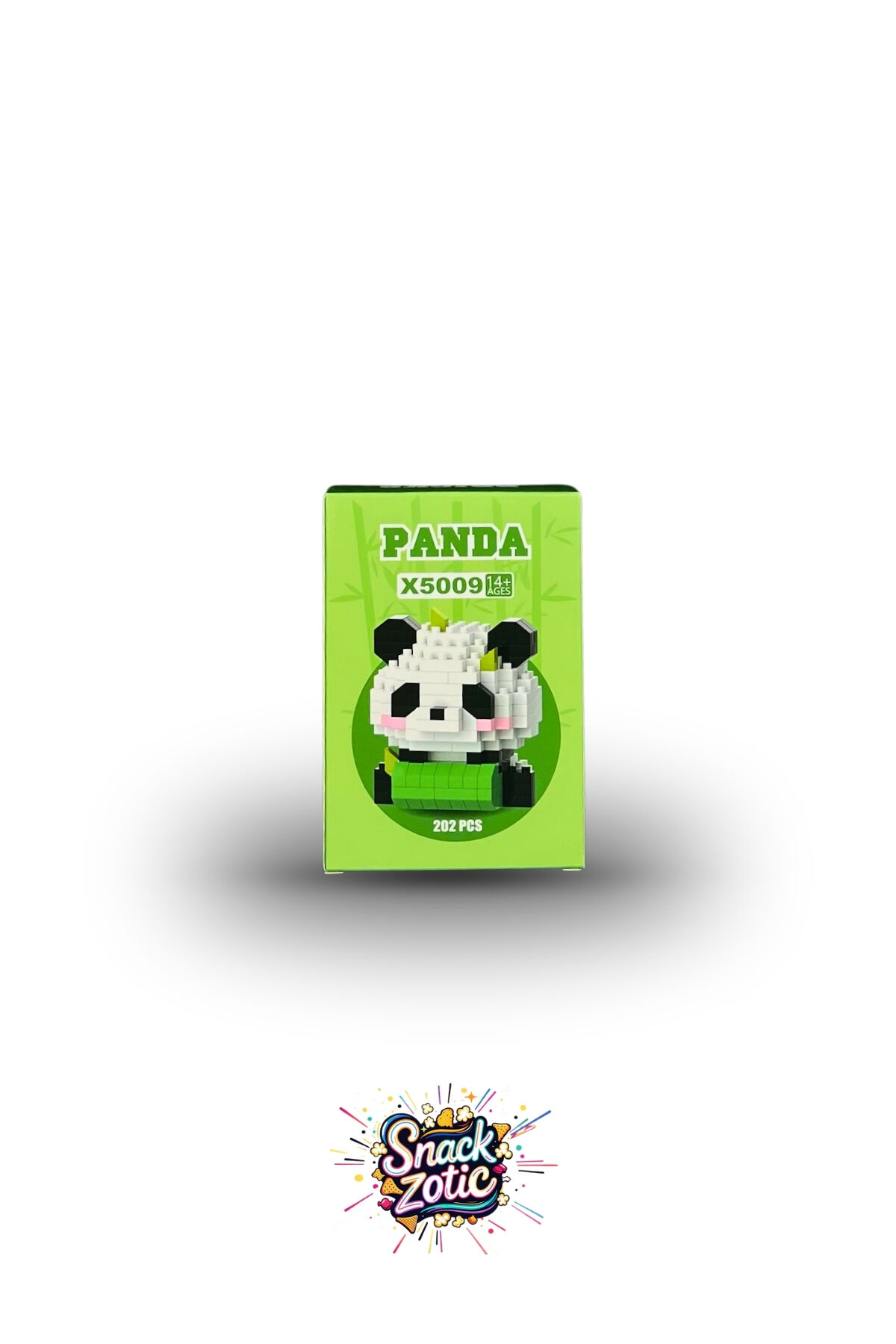 Büyük Bambu Tutan Panda Bricks | Snackzotic