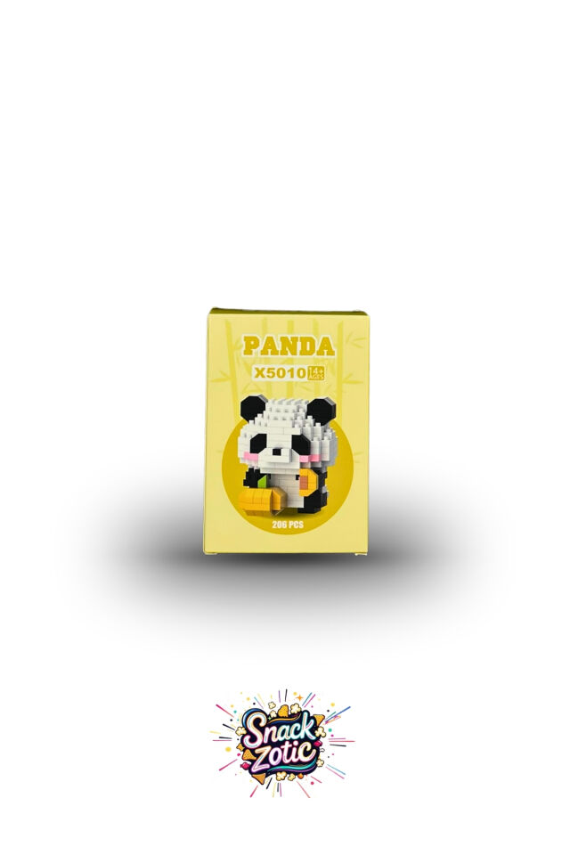 Cadılar Bayramı Balkabaklı Panda Bricks | Snackzotic