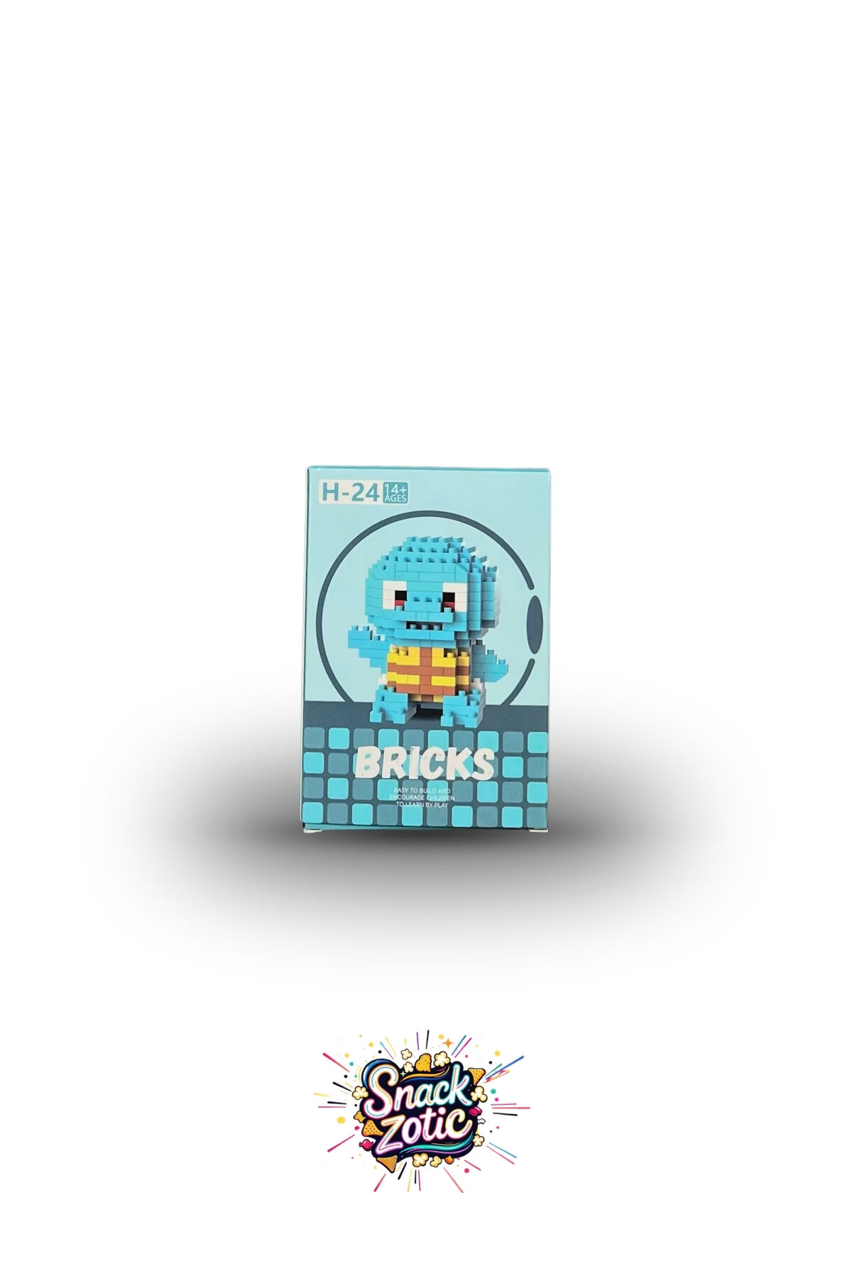 Pokémon Squirtle Bricks Hobi Seti | Snackzotic