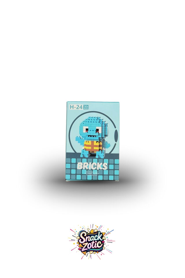 Pokémon Squirtle Bricks Hobi Seti | Snackzotic