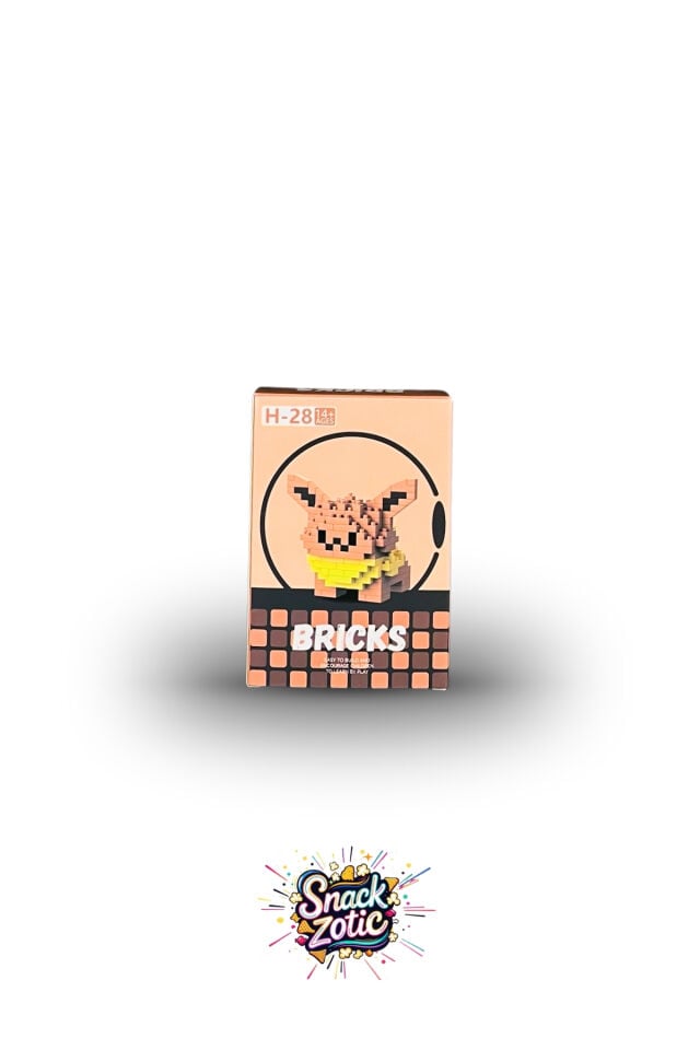 Pokémon Eevee Bricks Hobi Seti | Snackzotic