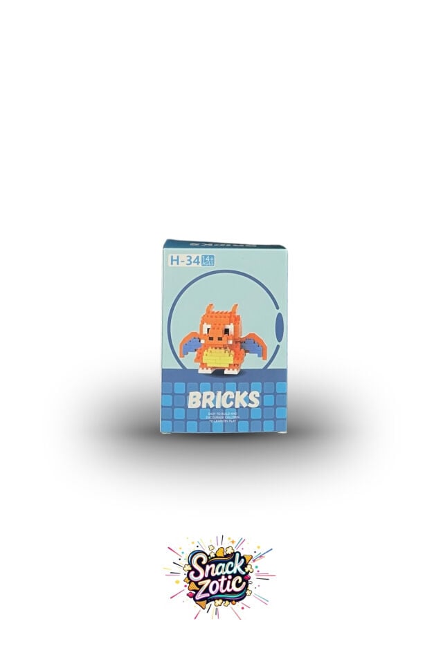 Pokémon Charizard Bricks Hobi Seti | Snackzotic