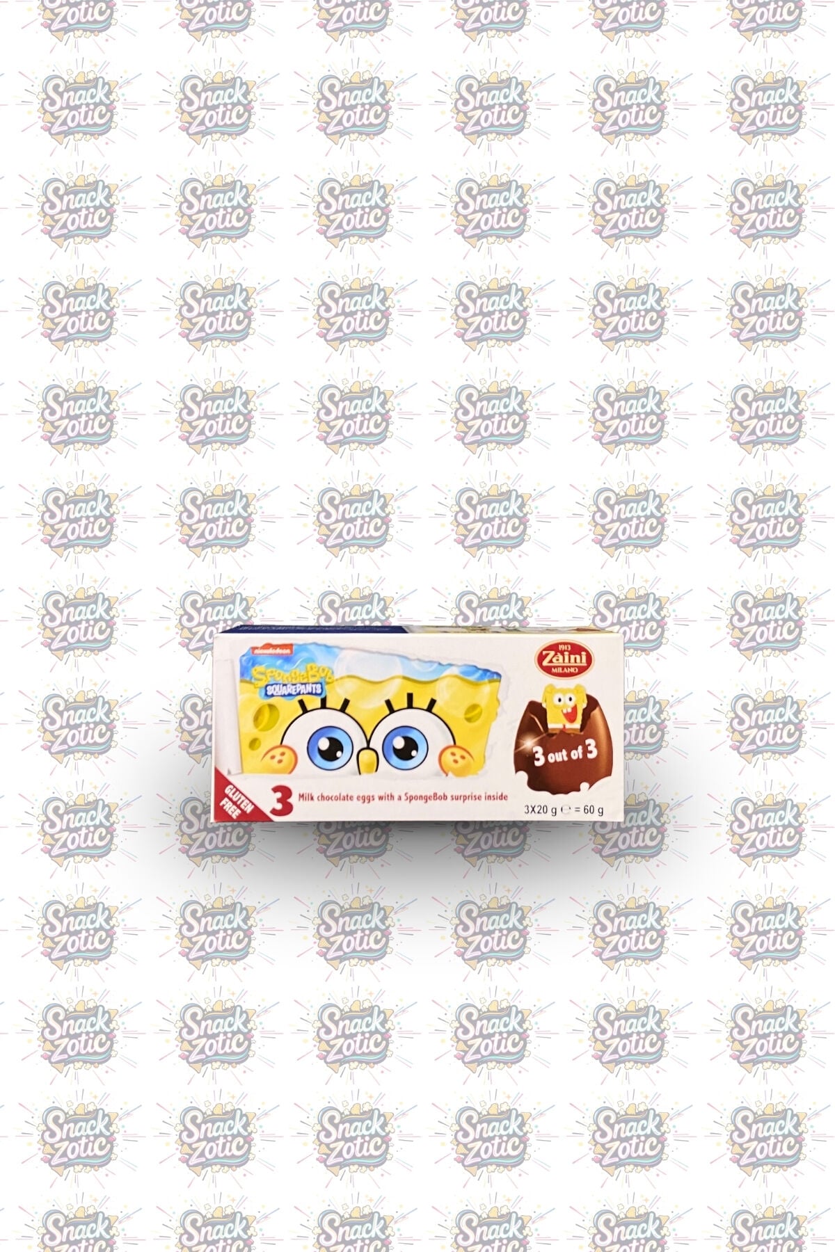 Sünger Bob Sürpriz Yumurta 3'lü Paket | Snackzotic