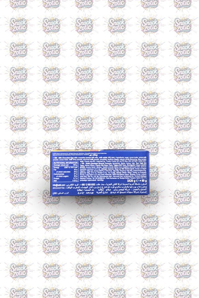 Sünger Bob Sürpriz Yumurta 3'lü Paket | Snackzotic