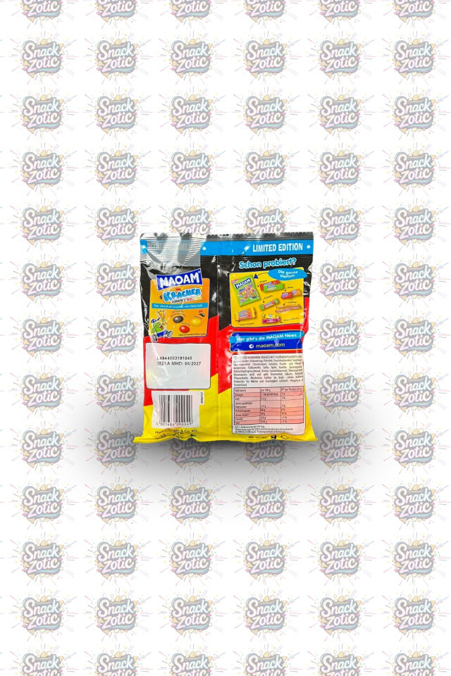 Maoam Kracher Schwarz-Rot-Gold | Snackzotic
