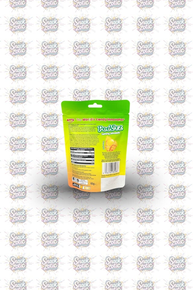 Amos Peelerz Gummy Pineapple - Soyulabilir Ananas Aromalı Jelibon