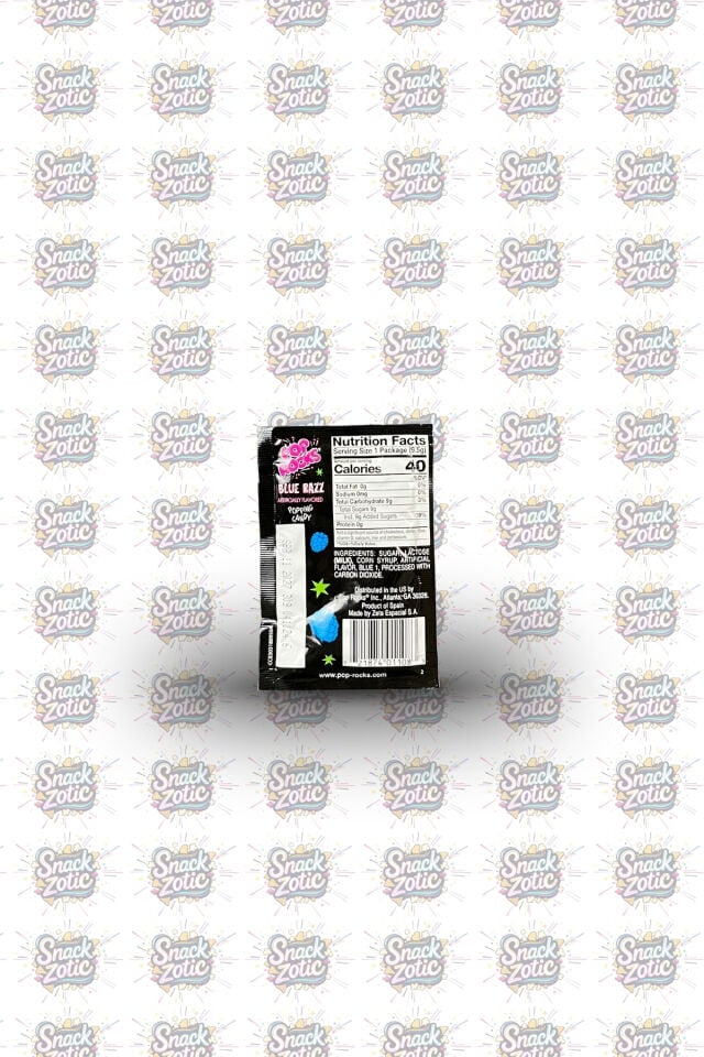 Pop Rocks Blue Razz Popping Candy | Snackzotic