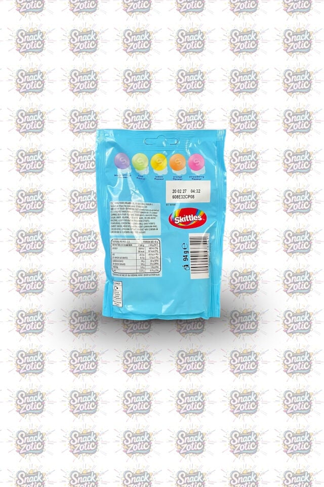 Skittles Squishy Cloudz Fruits - Meyve Aromalı Yumuşak Bulut Şeker