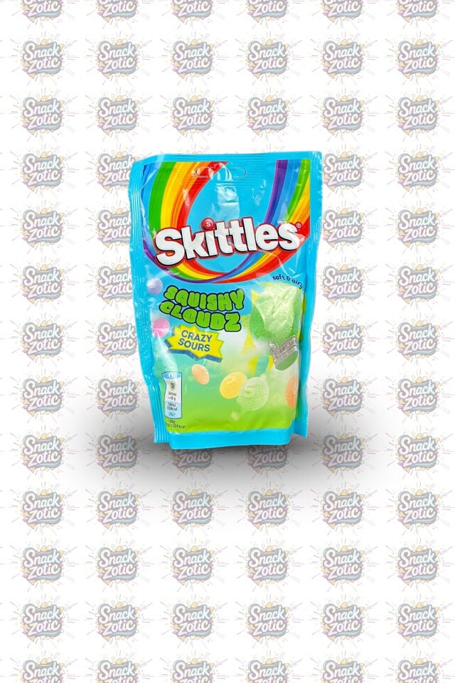 Skittles Squishy Cloudz Crazy Sours | Snackzotic