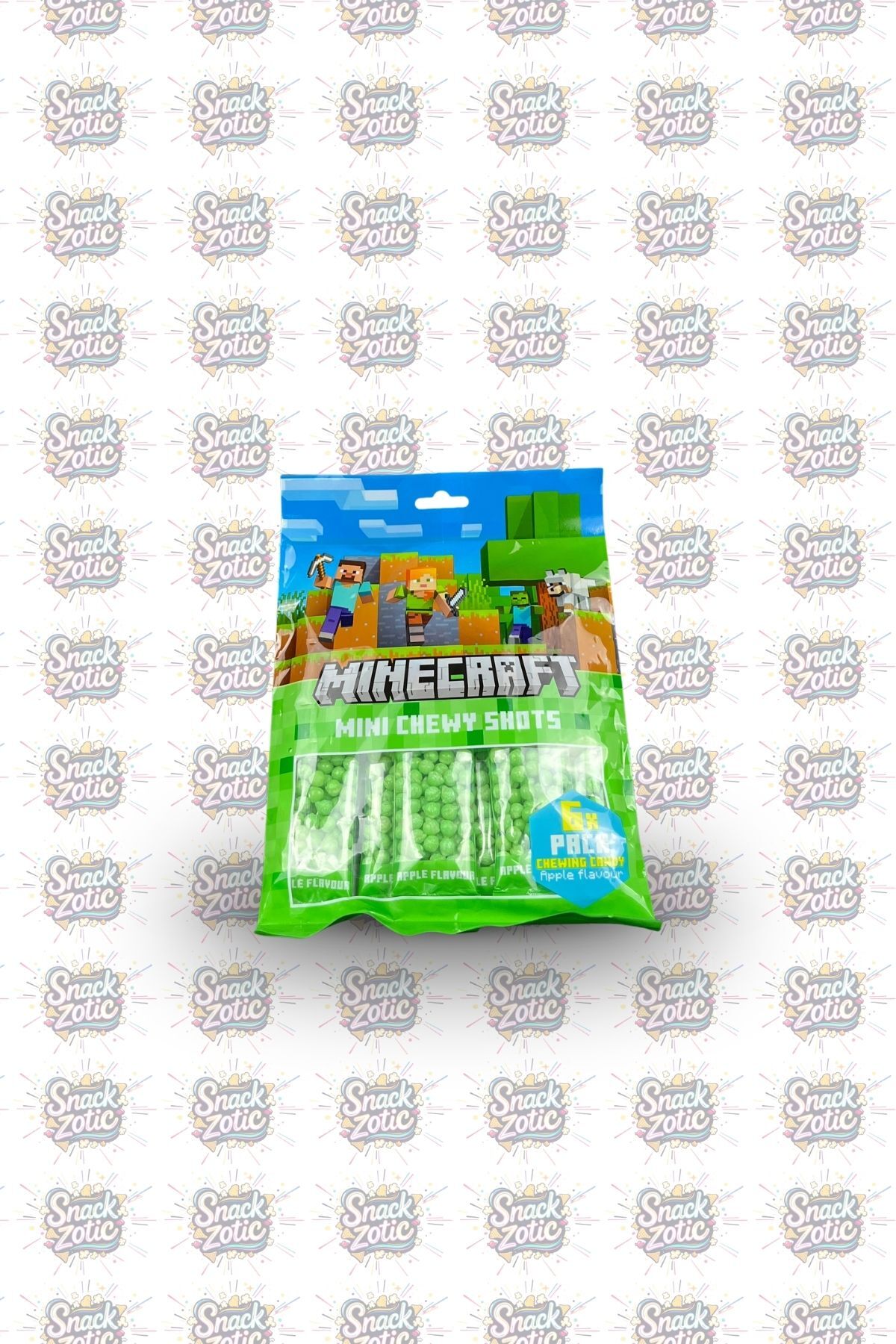 Minecraft Mini Chewy Shots Apple Flavor