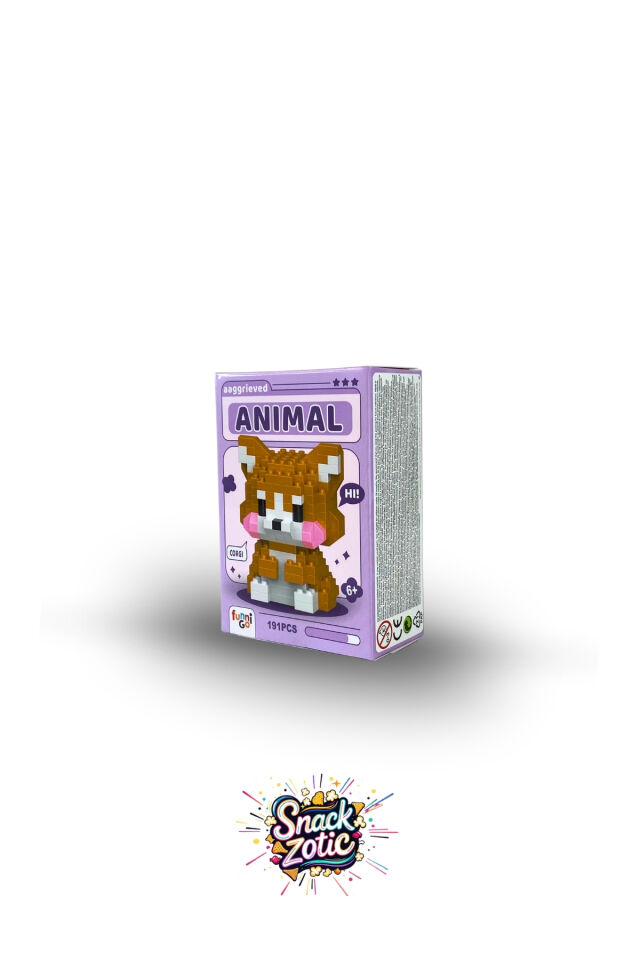 Aggrieved Animal Corgi Dog Bricks | Snackzotic