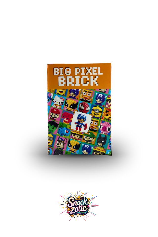 Big Pixel Brick Marvel Captain America | Snackzotic