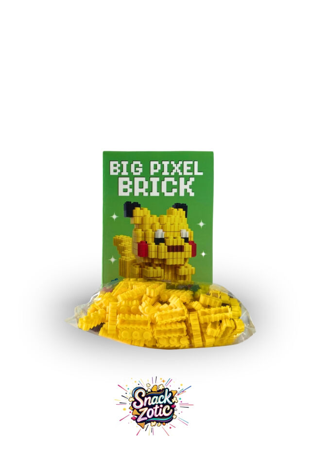 Big Pixel Brick Pokémon Pikachu Lego Hobi Seti | Snackzotic