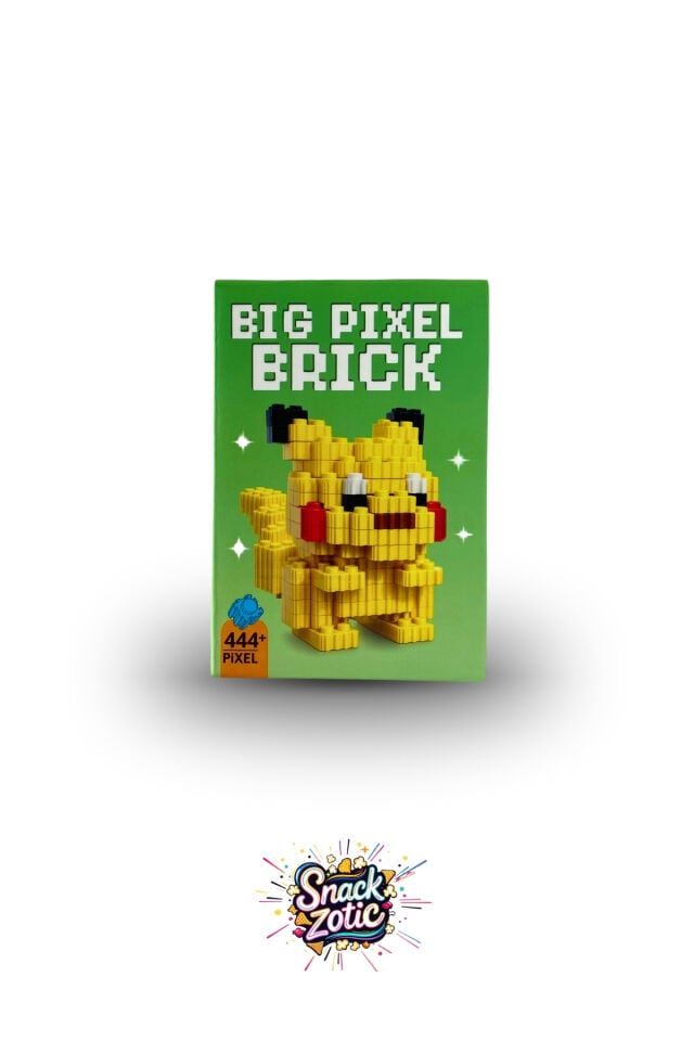 Big Pixel Brick Pokémon Pikachu Lego Hobi Seti | Snackzotic
