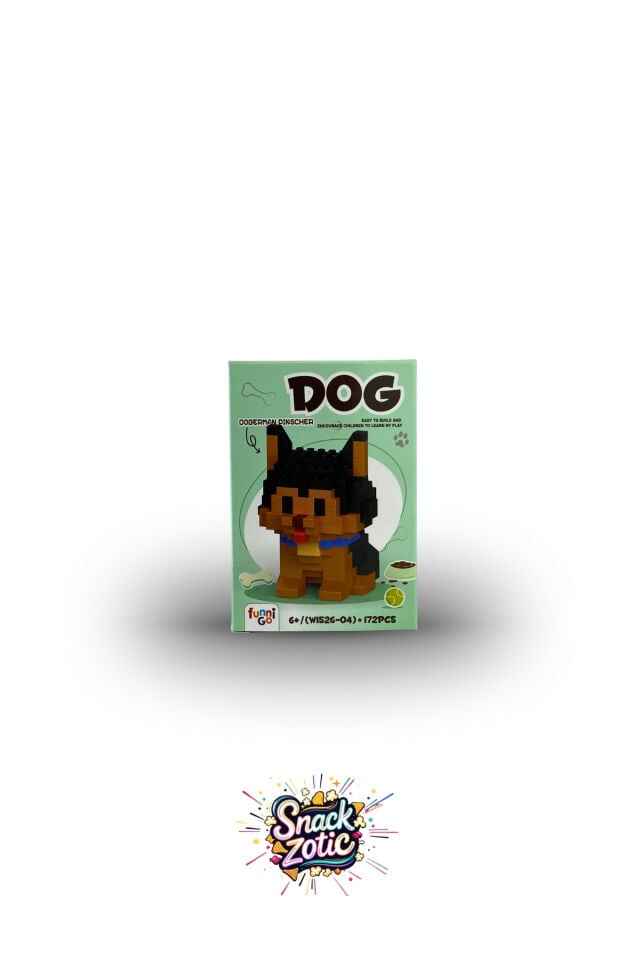 Doberman Pinscher Bricks Hobi Seti | Snackzotic