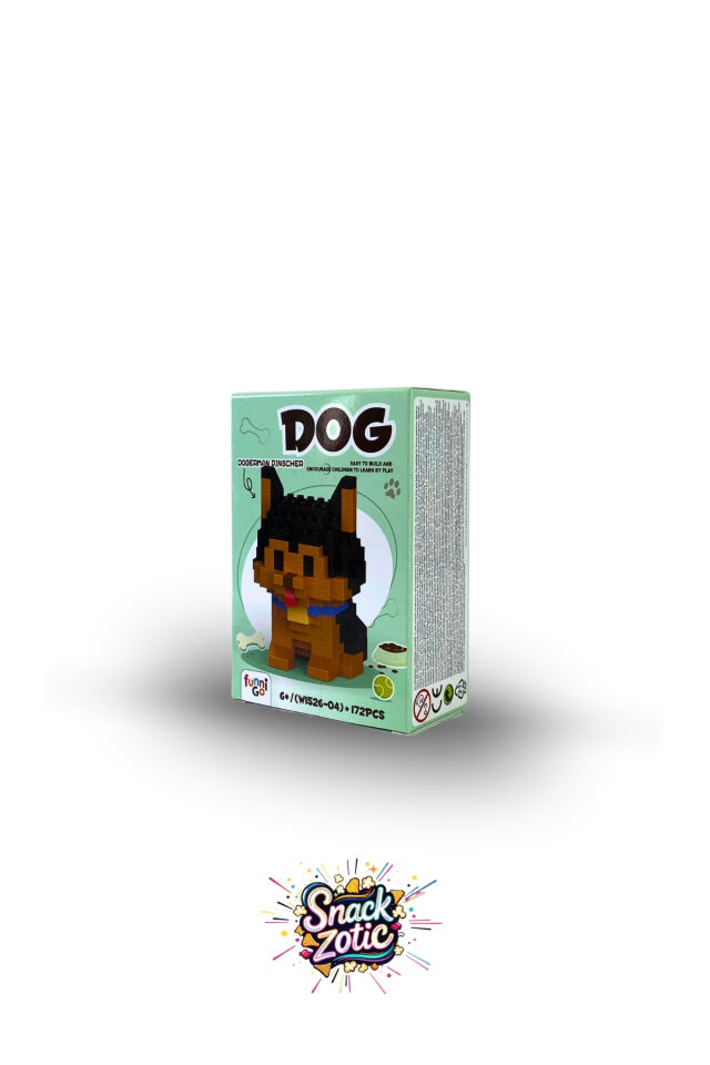 Doberman Pinscher Bricks Hobi Seti | Snackzotic