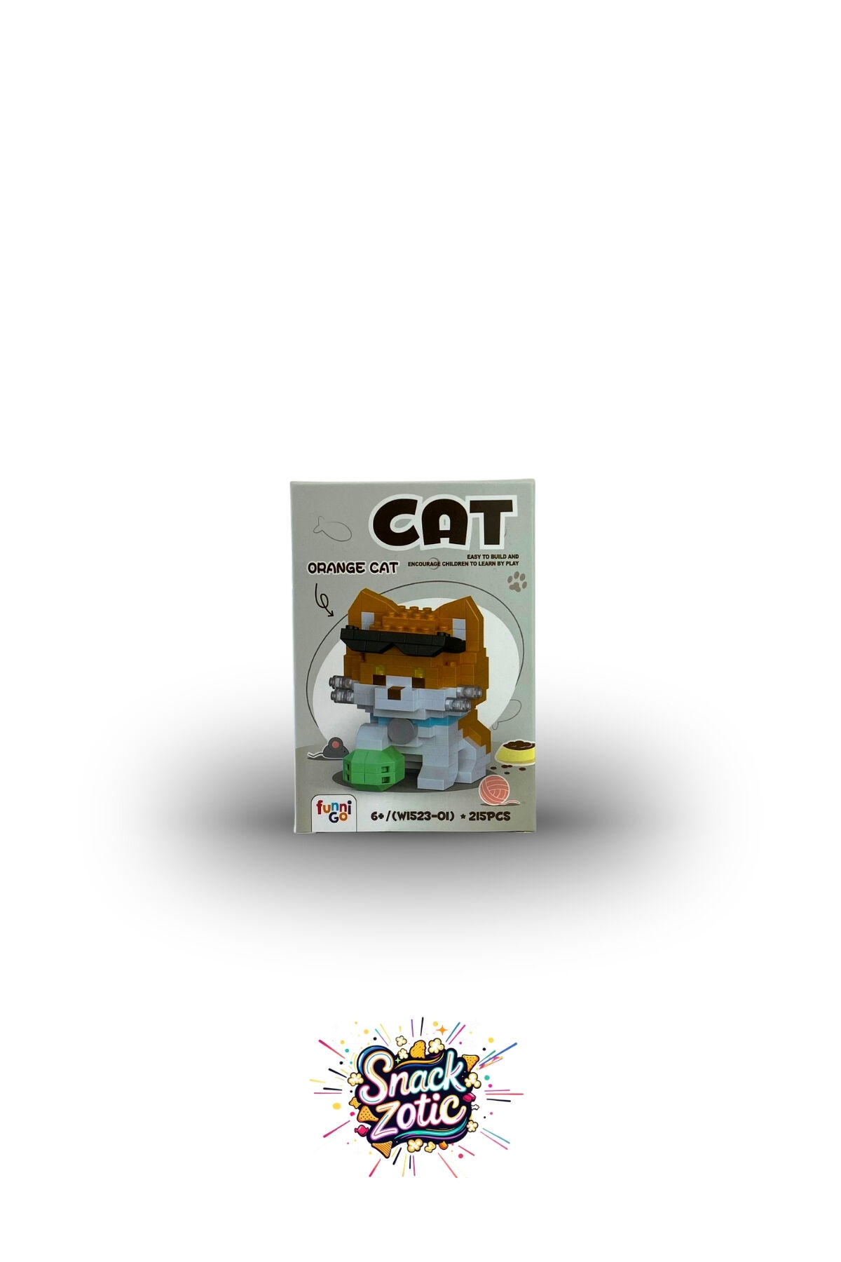 Orange Cat Bricks Hobi Seti | Snackzotic