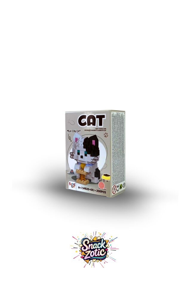 Milk Cow Cat Bricks Hobi Seti | Snackzotic