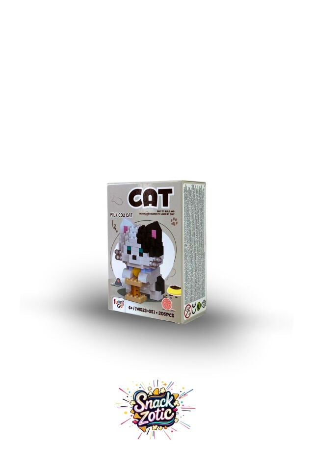 Bricks Animal Series W1523-005 (Milk Cow Cat)