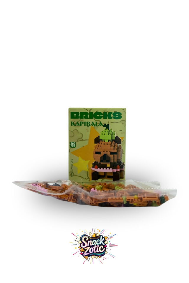 Karpuz Tutan Capybara Bricks Hobi Seti | Snackzotic