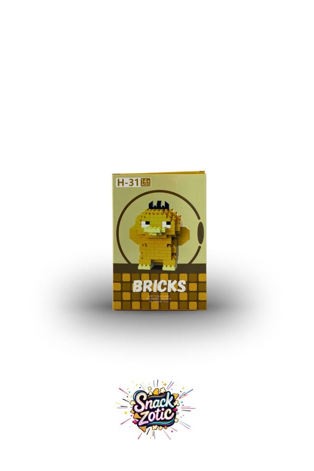 Pokémon Psyduck Bricks Hobi Seti | Snackzotic