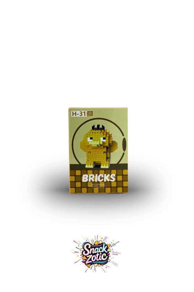 Pokémon Psyduck Bricks Hobi Seti | Snackzotic