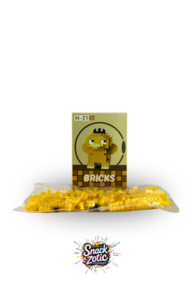 Pokémon Psyduck Bricks Hobi Seti | Snackzotic