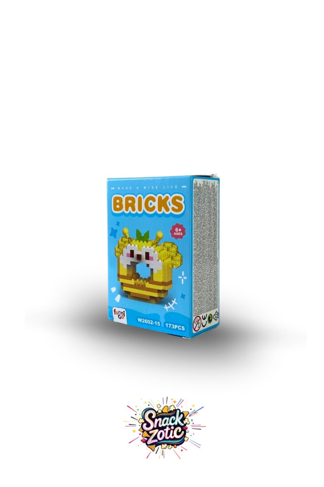Donut Temalı Arı Bricks Hobi Seti | Snackzotic