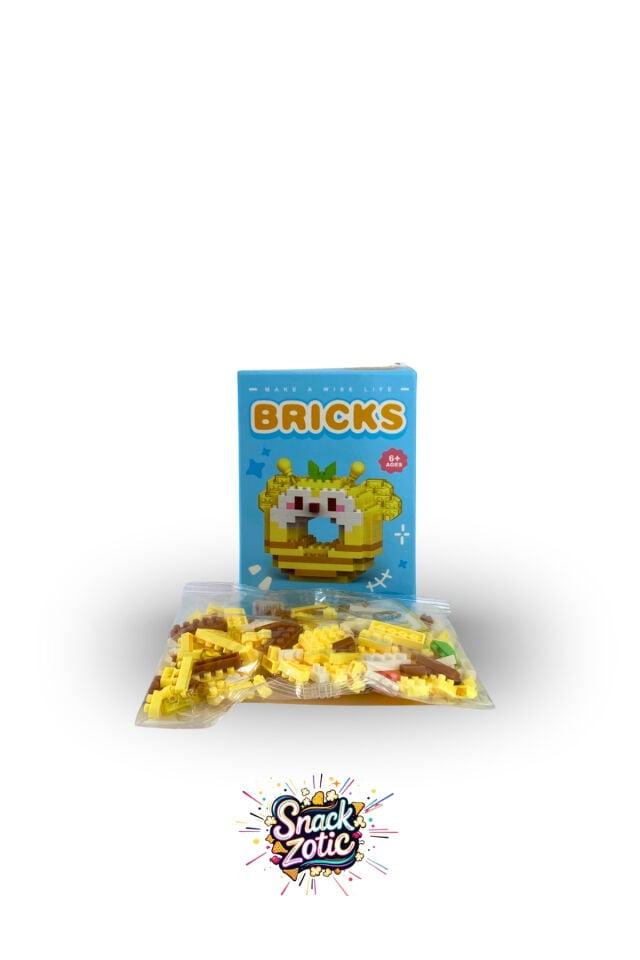Donut Temalı Arı Bricks Hobi Seti | Snackzotic