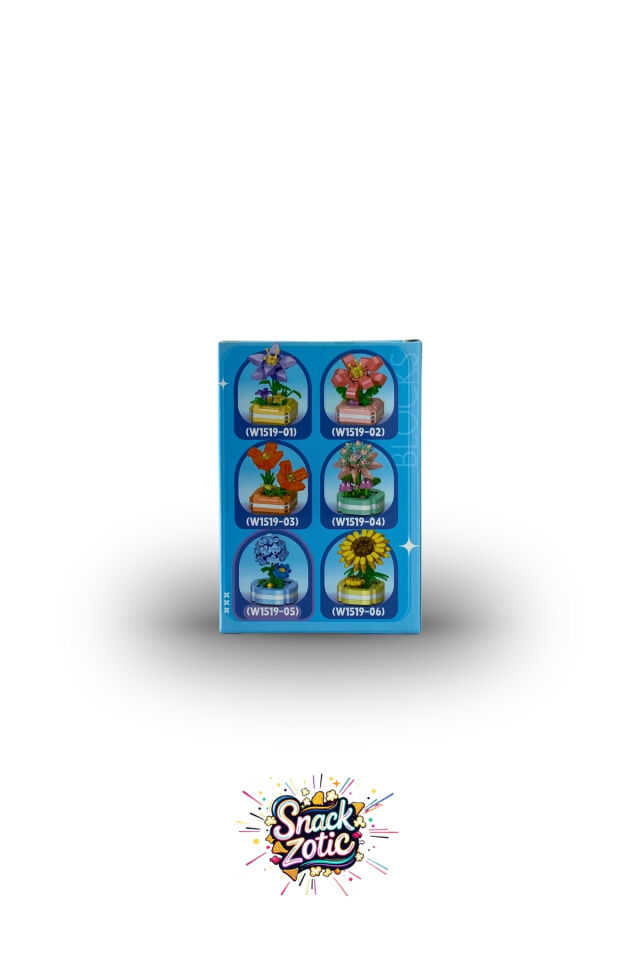 Mavi Ortanca Bricks Hobi Seti | Snackzotic