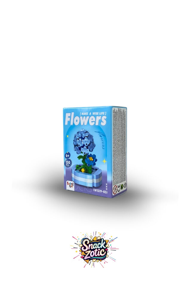 Mavi Ortanca Bricks Hobi Seti | Snackzotic