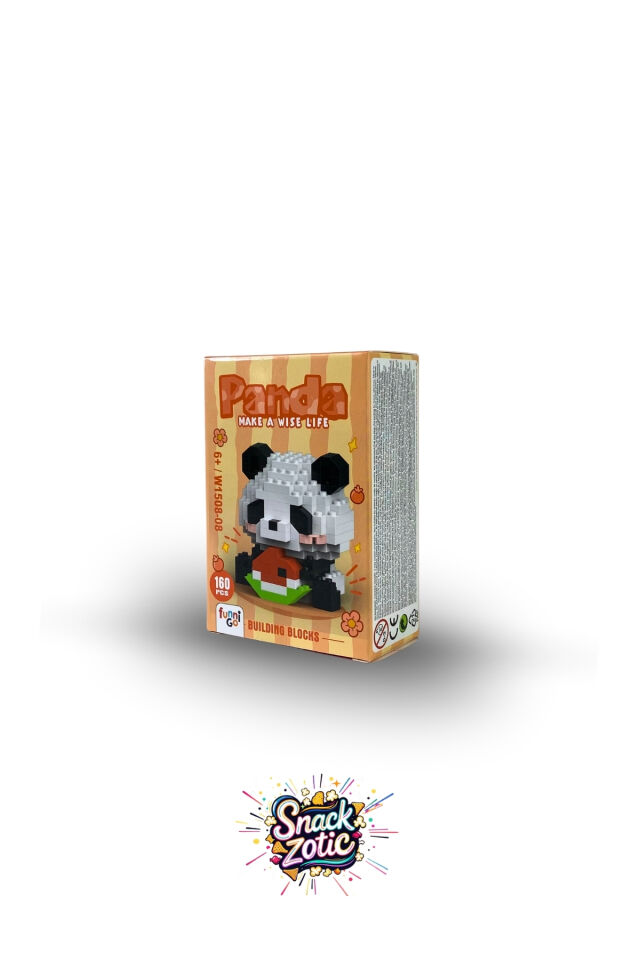 Karpuzlu Panda Bricks Hobi Seti | Snackzotic