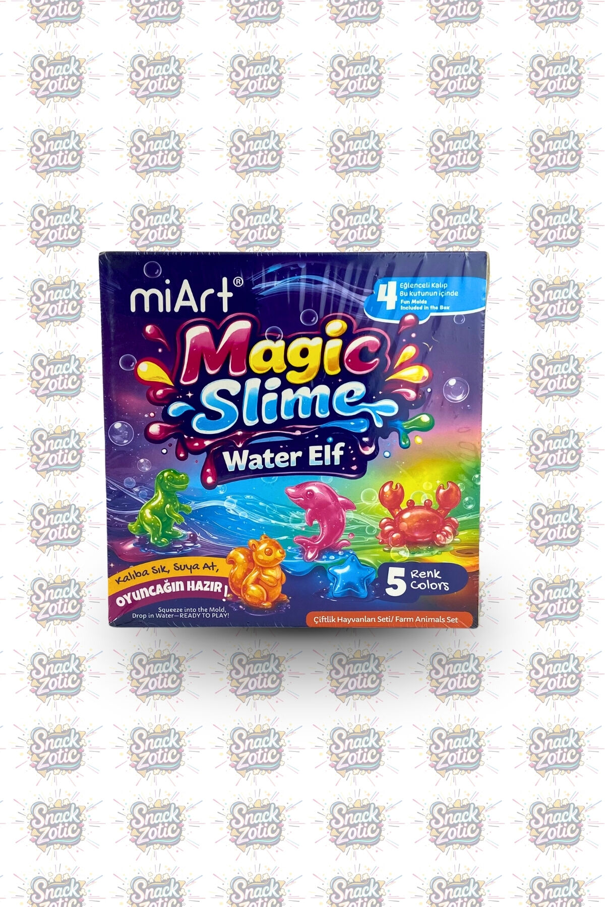 Magic Slime Water Elf Çiftlik Hayvanları Seti | Snackzotic