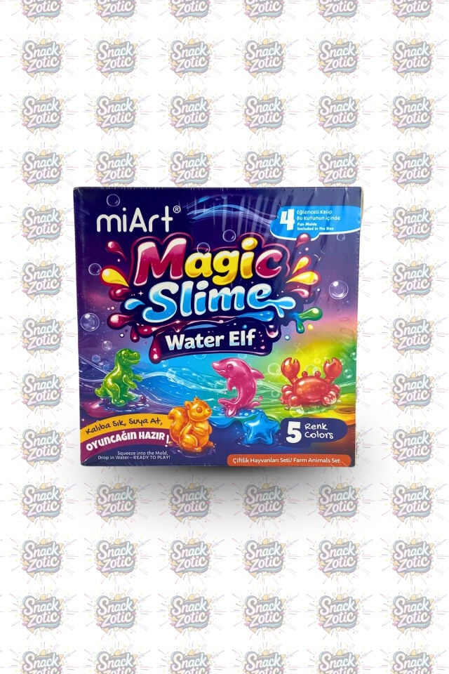 Magic Slime Water Elf Çiftlik Hayvanları Seti | Snackzotic