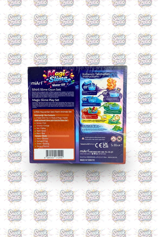 Magic Slime Water Elf Çiftlik Hayvanları Seti | Snackzotic