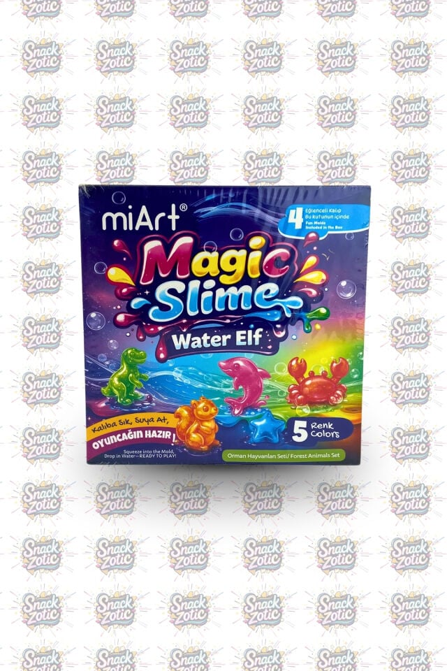 Magic Slime Water Elf Orman Hayvanları Seti | Snackzotic