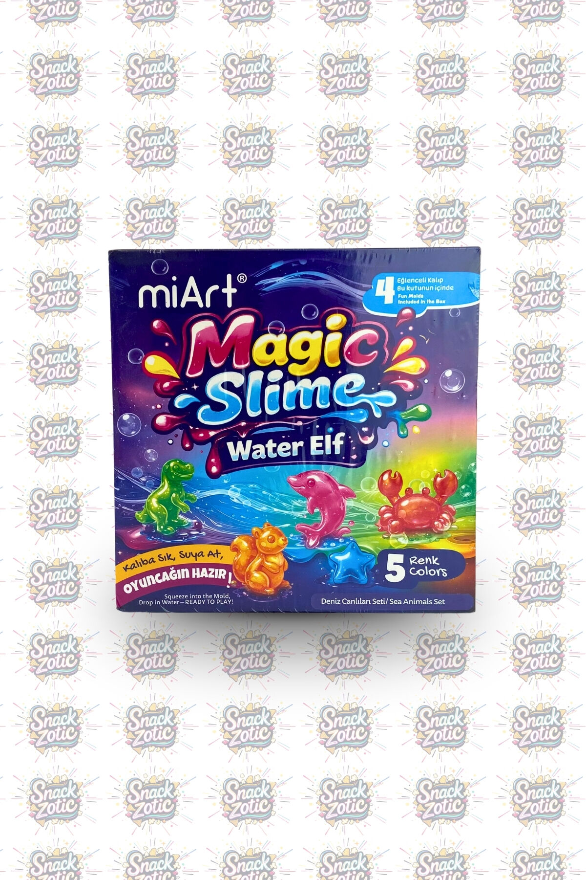 Magic Slime Water Elf Deniz Canlıları Seti | Snackzotic