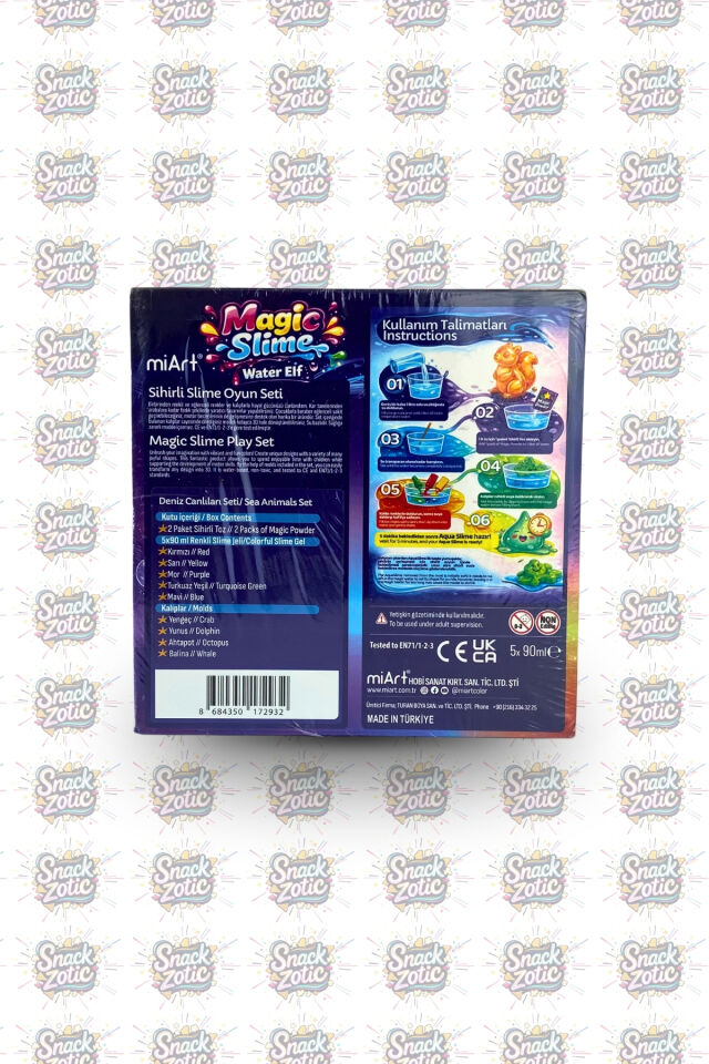 Magic Slime Water Elf Deniz Canlıları Seti | Snackzotic