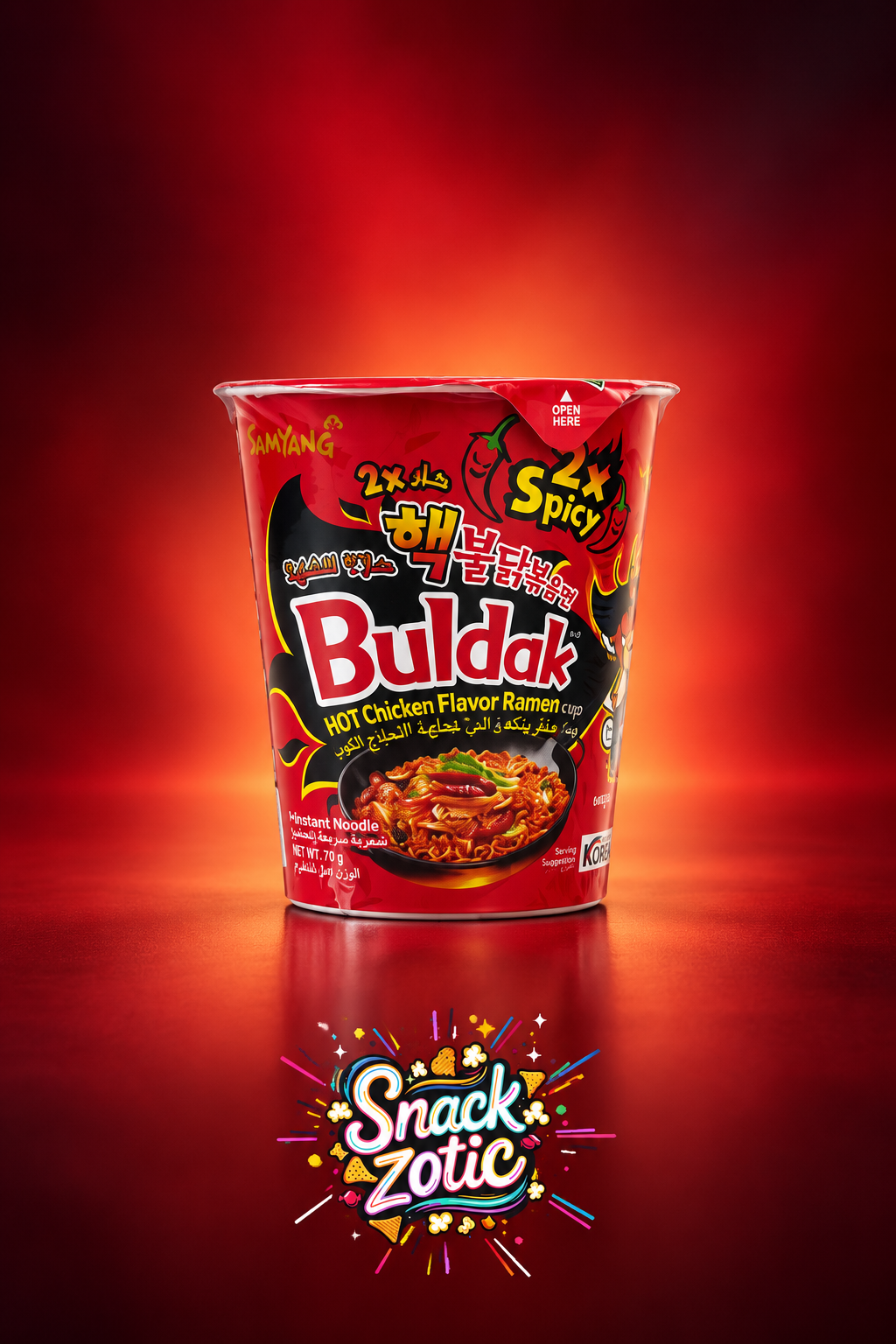 Samyang Buldak 2X Spicy Hot Chicken Flavor Ramen Cup