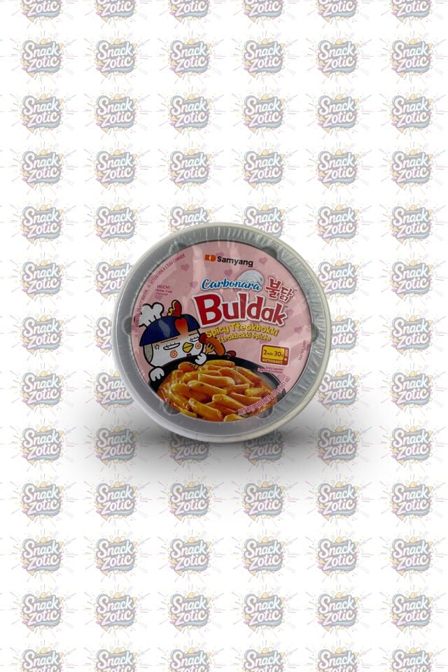 Samyang Buldak Carbonara Spicy Tteokbokki Bowl