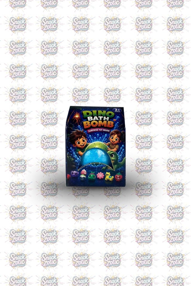 Bath Bomb Surprise Toy Inside Dino | Snackzotic