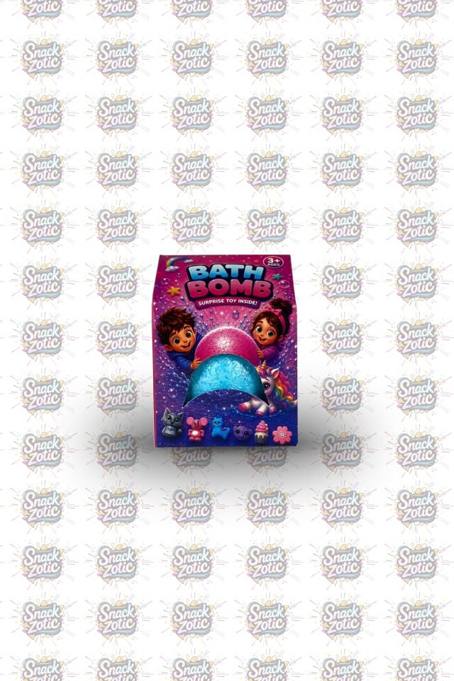 Bath Bomb Surprise Toy Inside Unicorn | Snackzotic