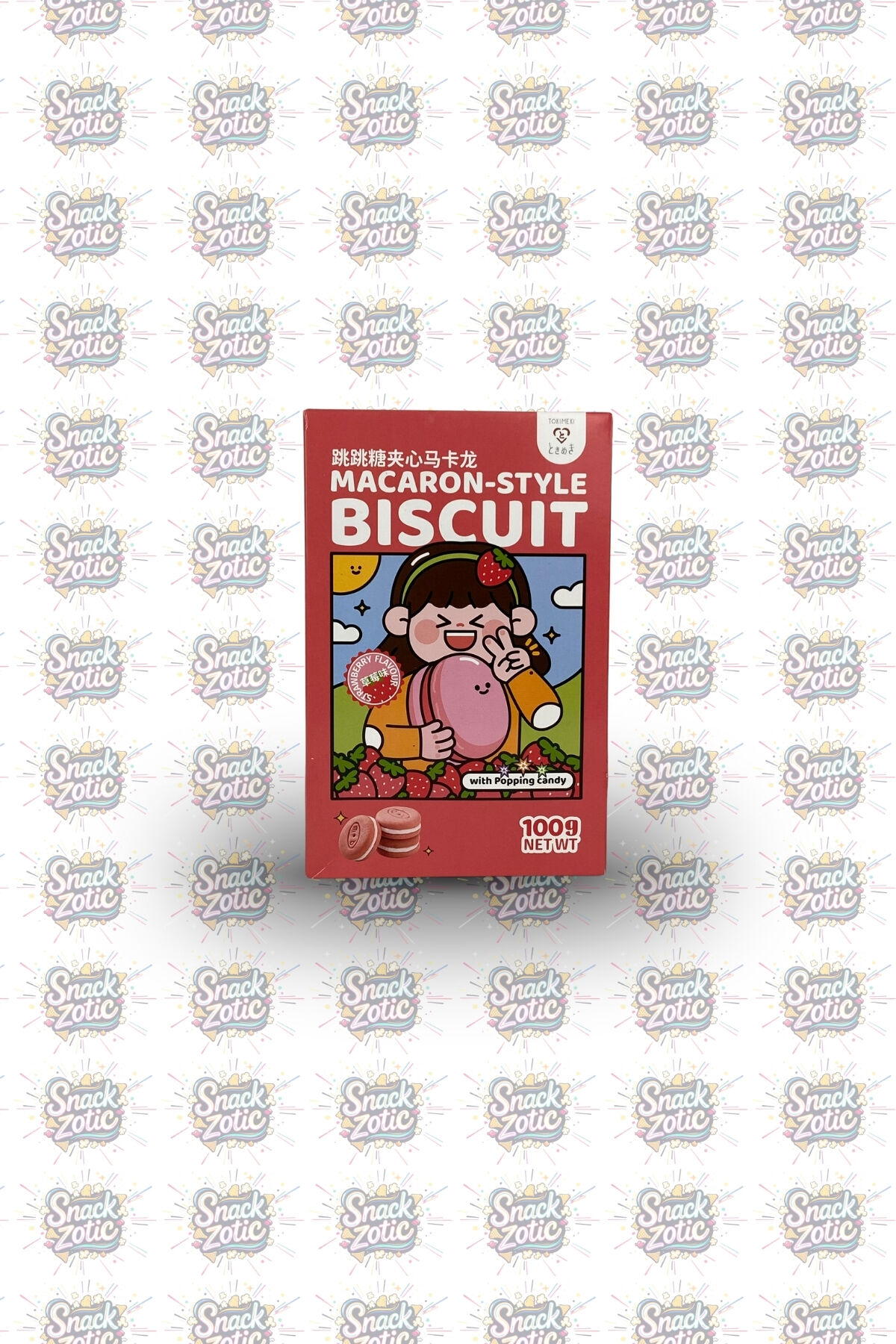 Tokimeki Macaron Biscuit Strawberry