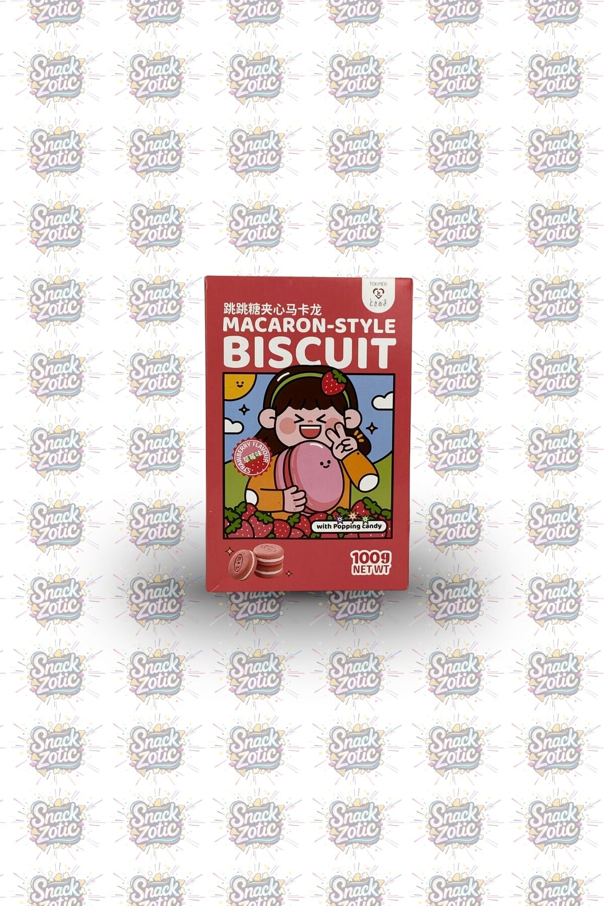 Tokimeki Macaron Biscuit Strawberry