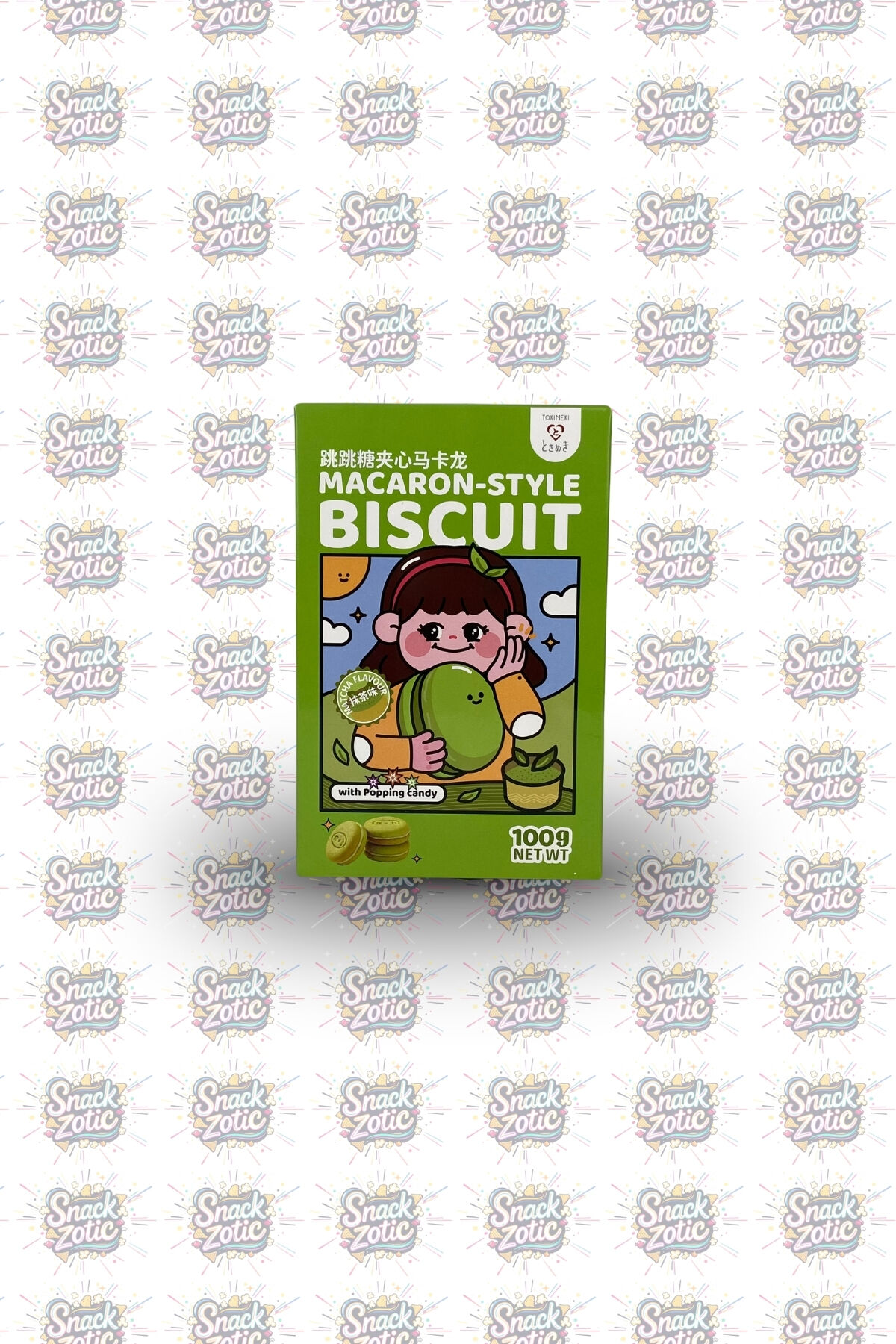 Tokimeki Macaron Style Biscuit Matcha