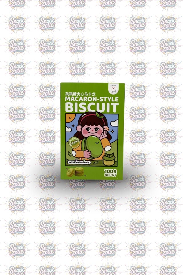 Tokimeki Macaron Style Biscuit Matcha