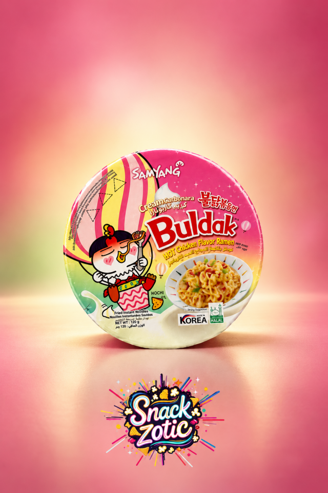 Samyang Buldak Cream Carbonara  Ramen Big Bowl