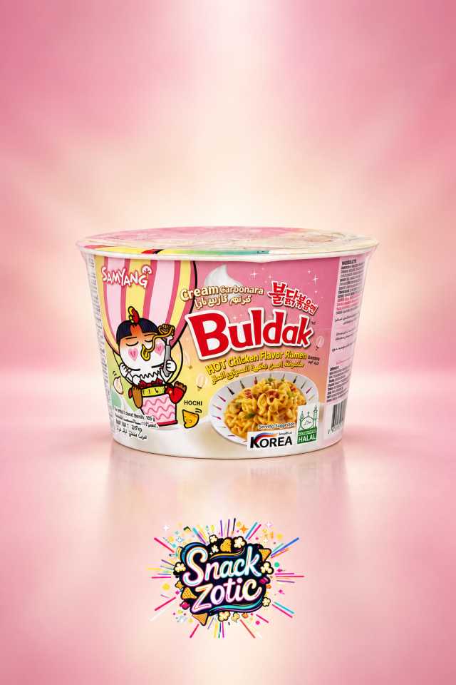 Samyang Buldak Cream Carbonara  Ramen Big Bowl