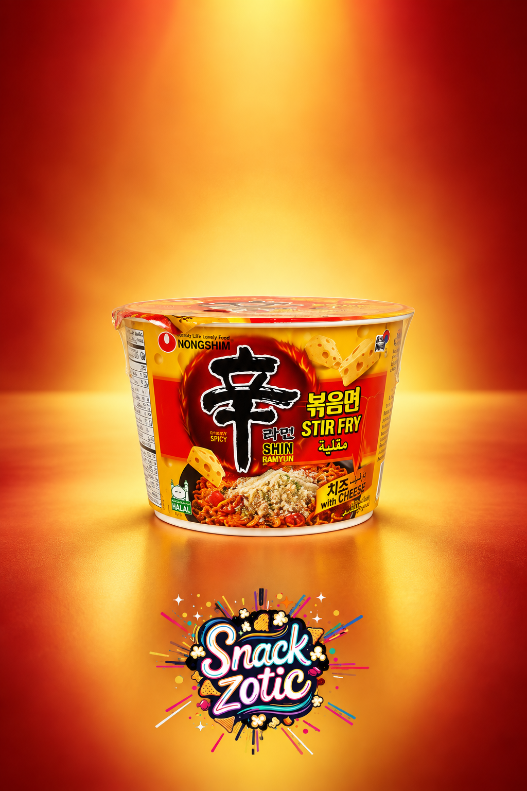 Nongshim Shin Ramyun Stir Fry with Cheese Peynirli Noodle