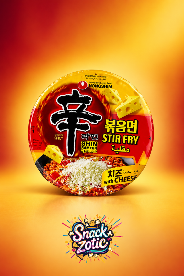 Nongshim Shin Ramyun Stir Fry with Cheese Peynirli Noodle